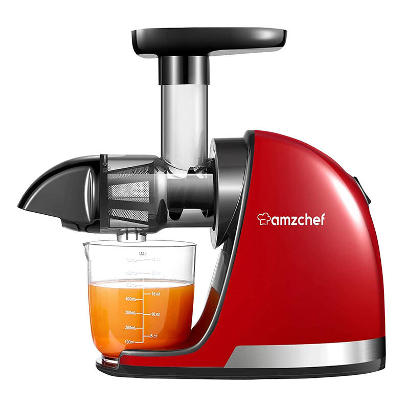  AMZCHEF 1501-RD Gyümölcscentrifuga Piros