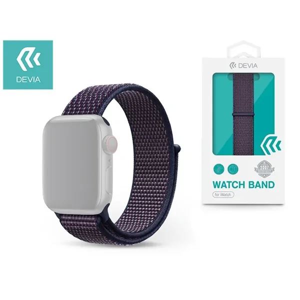 Devia ST326233 Apple Watch sport óraszíj indigó színű