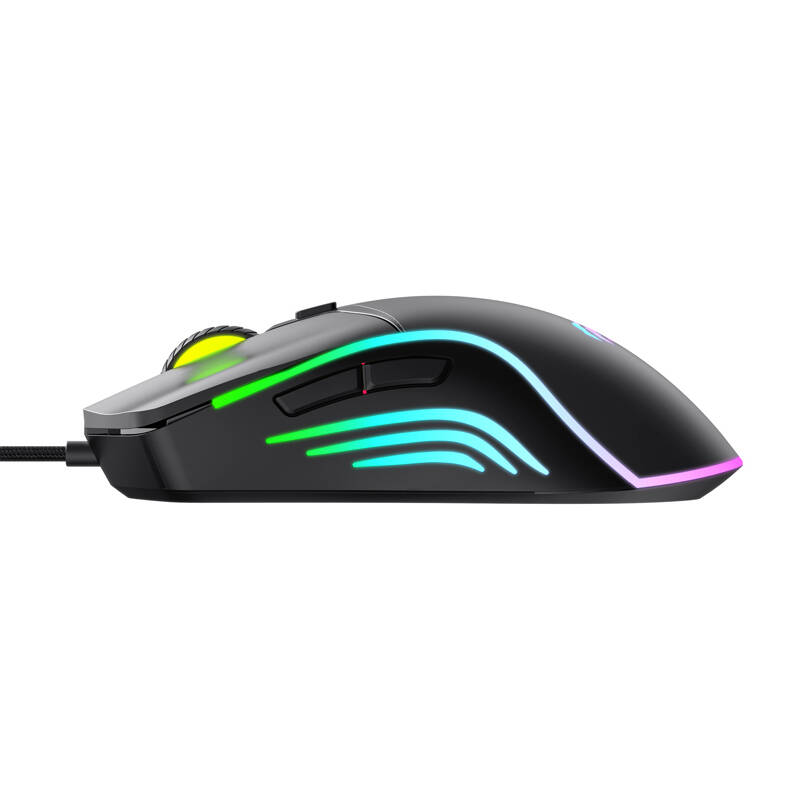 Havit MS1029 RGB vezetékes  gamer  egér Fekete 