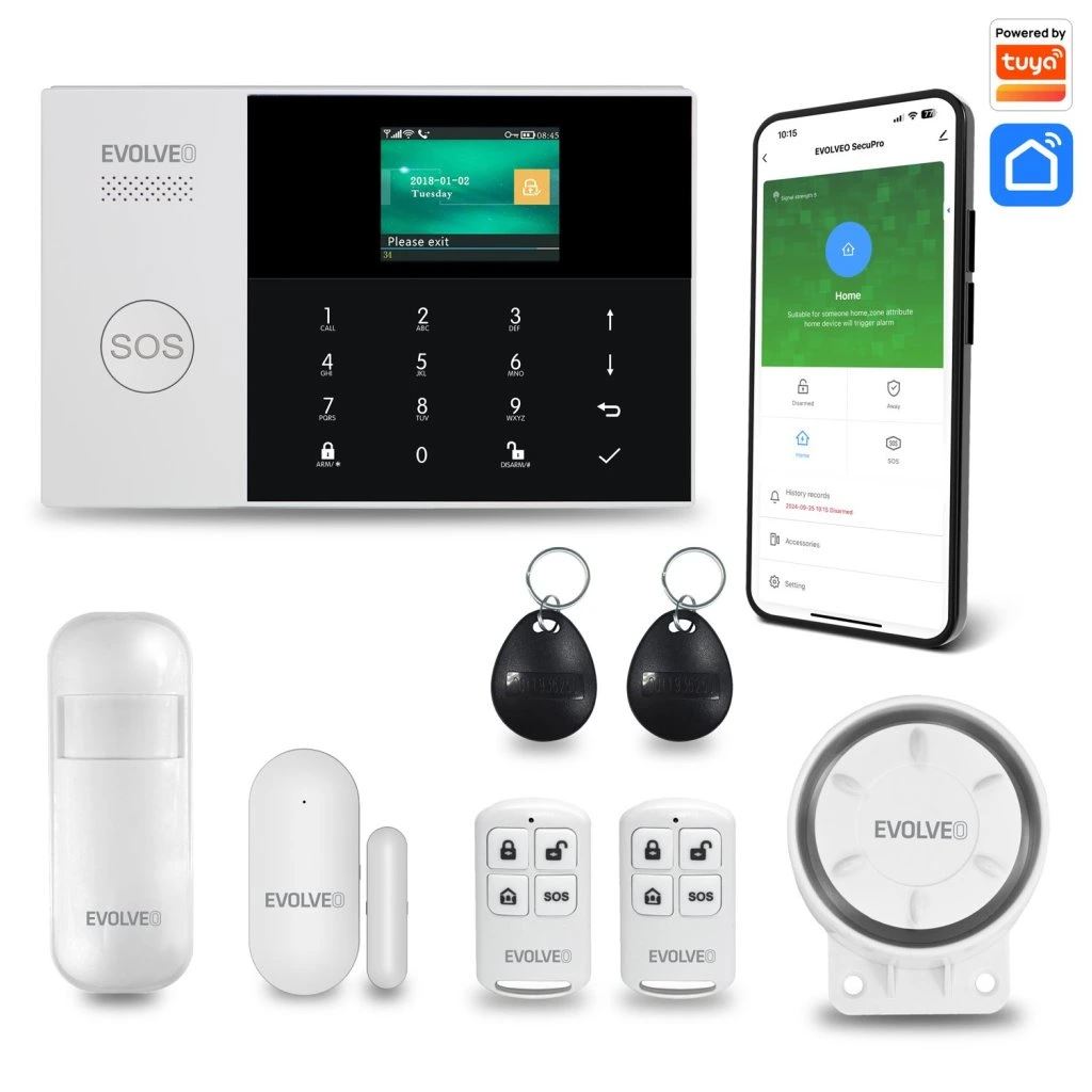 Evolveo SecuPro intelligens vezeték nélküli GSM&Wi-Fi biztonsági rendszer Evolveo SecuPro intelligens vezeték nélküli GSM&Wi-Fi biztonsági rendszer