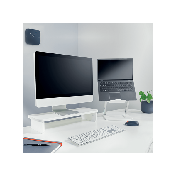 LEITZ 64340001 Ergo Monitorállvány  fehér