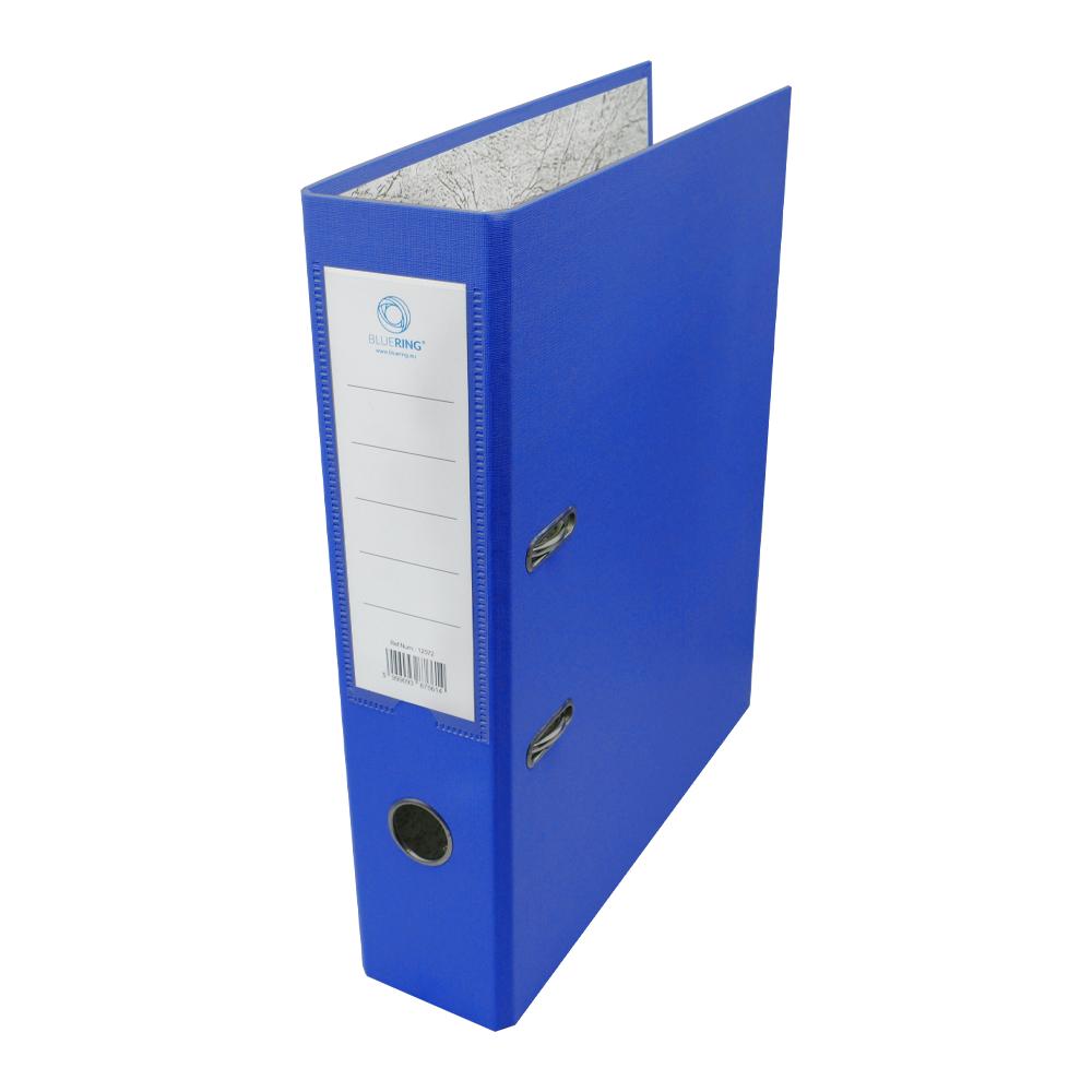 Bluering Iratrendező A4, 7,5cm, két oldalt PP borítás,lapraszerelt,  Premium kék