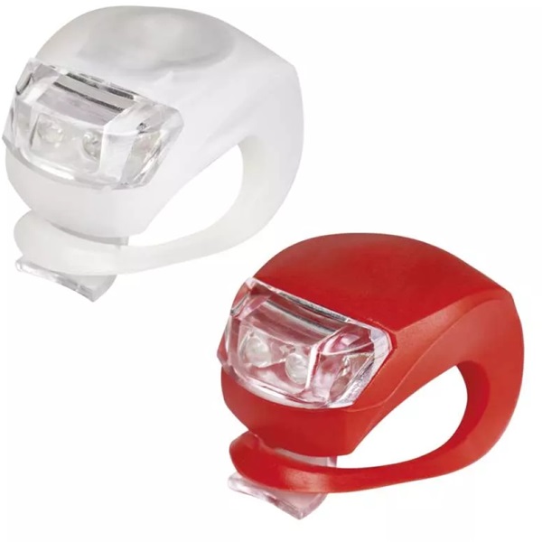 EMOS 10lm 2db-os fehér/piros LED kerékpárlámpa szett (P3921)
