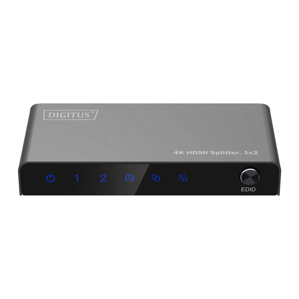 Digitus DS-55336 4K HDMI Splitter 1x2 Fekete