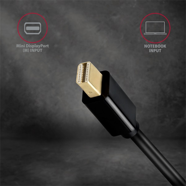 Axagon RVDM-HI14N Mini Displayport - HDMI 1.4 adapter Axagon RVDM-HI14N Mini Displayport - HDMI 1.4 adapter