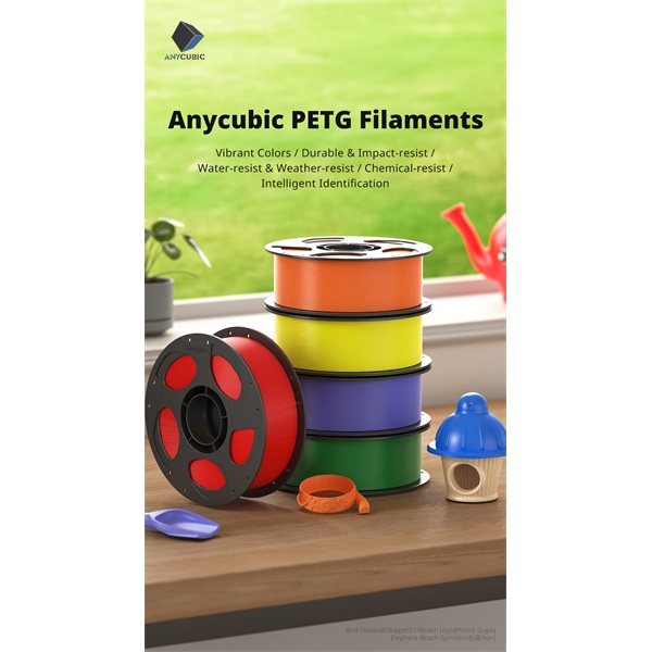 ANYCUBIC 3D Filament  PETG  AHPECG-102 Zöld 1kg