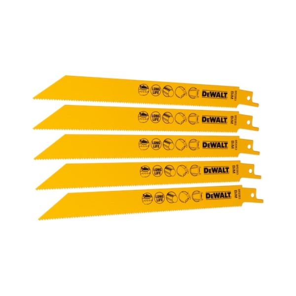 DEWALT  203mm  5db fém  3-8mm kettősfém