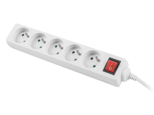 LANBERG PS1-05E-0300-W 3M LANTERGE CURVE 5X 230V PL Fehér
