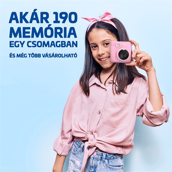 LAMAX InstaKid1 Pink Instant hőpapíros fényképezőgép