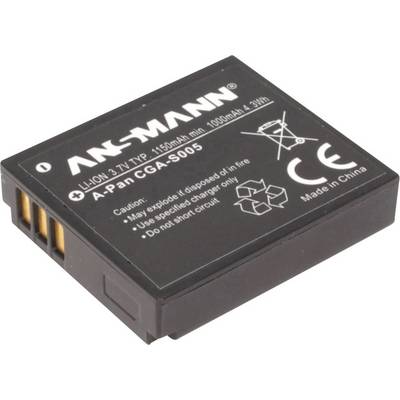 CGA-S005E, CGA-S005 Panasonic kamera akku 3,7V 1150 mAh, Ansmann