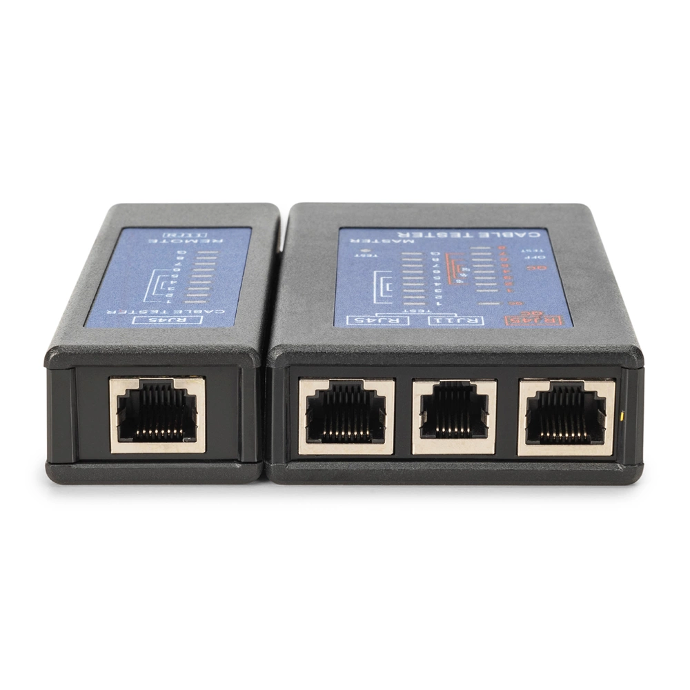 Digitus DN-14001-2 hálózati kábelteszter Fekete
