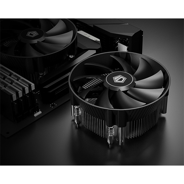 ID-Cooling   DK-07A  25,6dB  max. 104,48 m3/h  3pin csatlakozó  12cm CPU Cooler