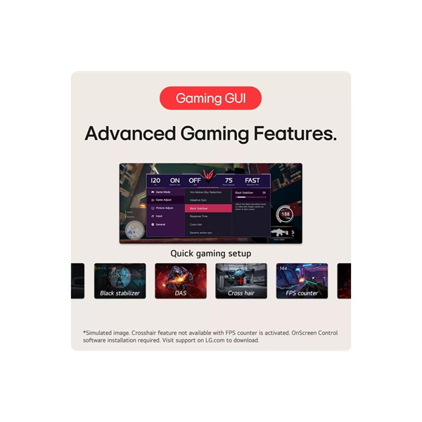 LG  27" 27GR83Q  IPS 240Hz Gaming  Monitor