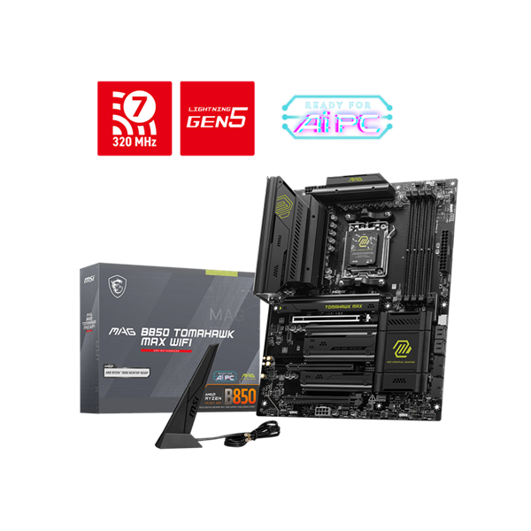 MSI AM5 MAG B850 TOMAHAWK WIFI AMD B850 ATX Alaplap 