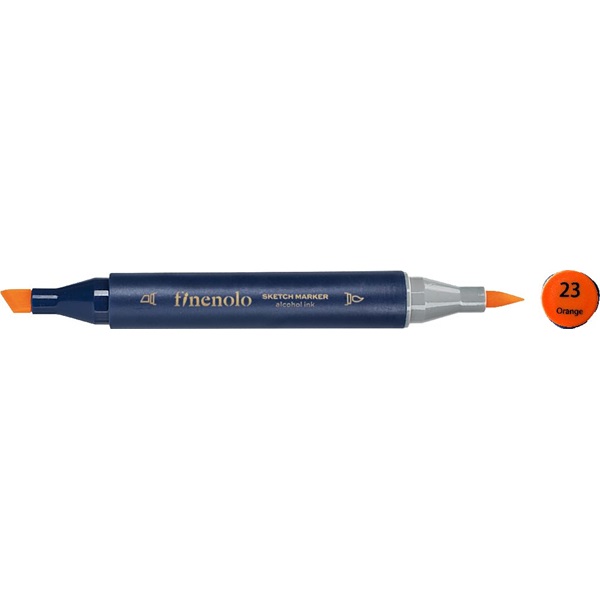 Deli Finenolo 23 - Orange kétvégű permanent ART marker Deli Finenolo 23 - Orange kétvégű permanent ART marker