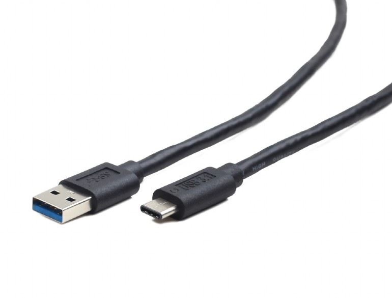 Gembird Cablexpert USB 3.0 AM --> Type-C (AM/CM) kábel 1.8m fekete (CCP-USB3-AMCM-6) Gembird Cablexpert USB 3.0 AM --> Type-C (AM/CM) kábel 1.8m fekete (CCP-USB3-AMCM-6)
