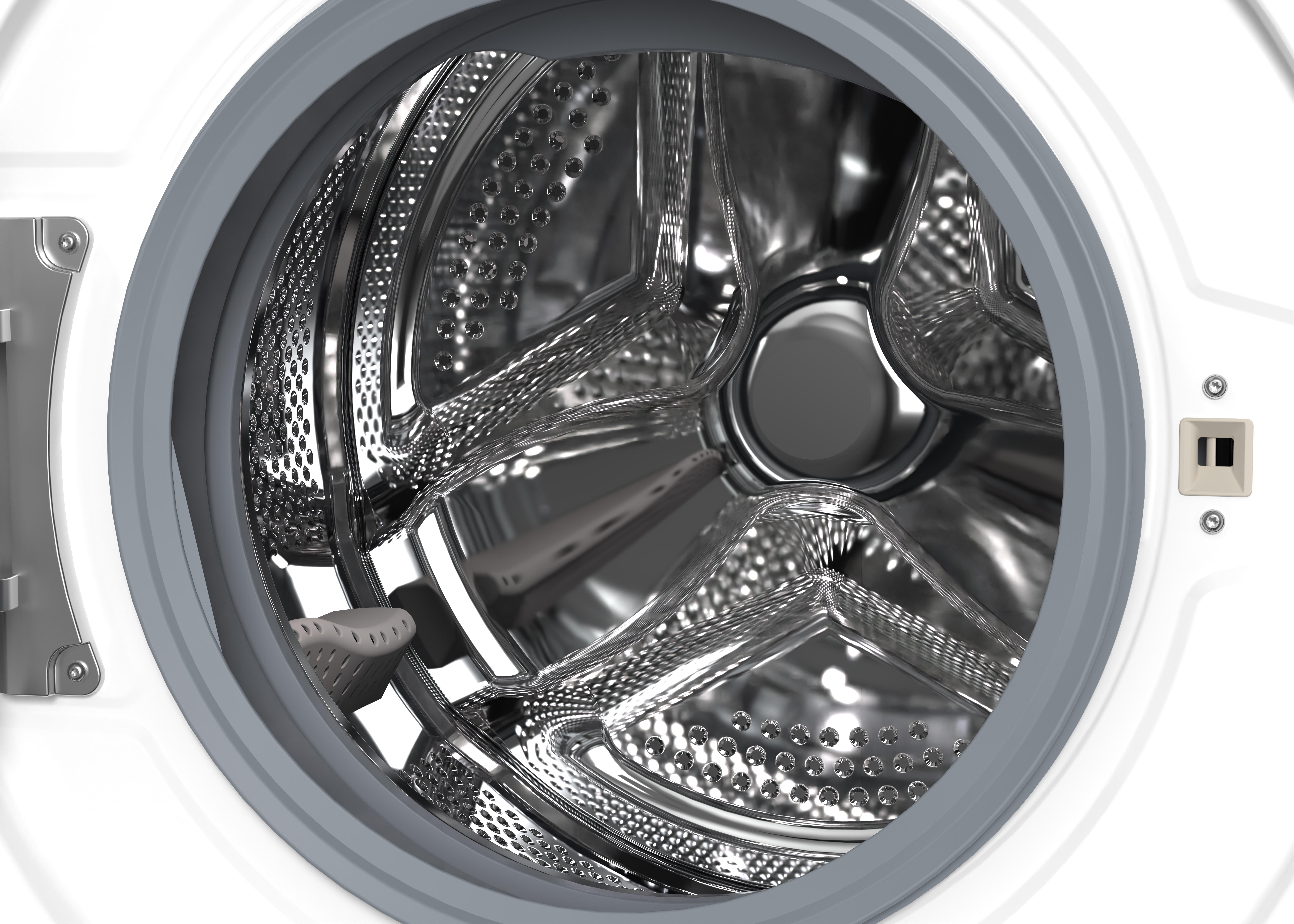 Sharp ES-NFA6102WDEE Elöltöltős keskeny mosógép – 6 kg, 1000 ford./perc, D Energiaosztály, Allergy Smart program, Gőz program