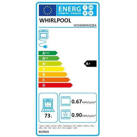Whirlpool WOI4S8HM2SEA Beépíthető elektromos sütő