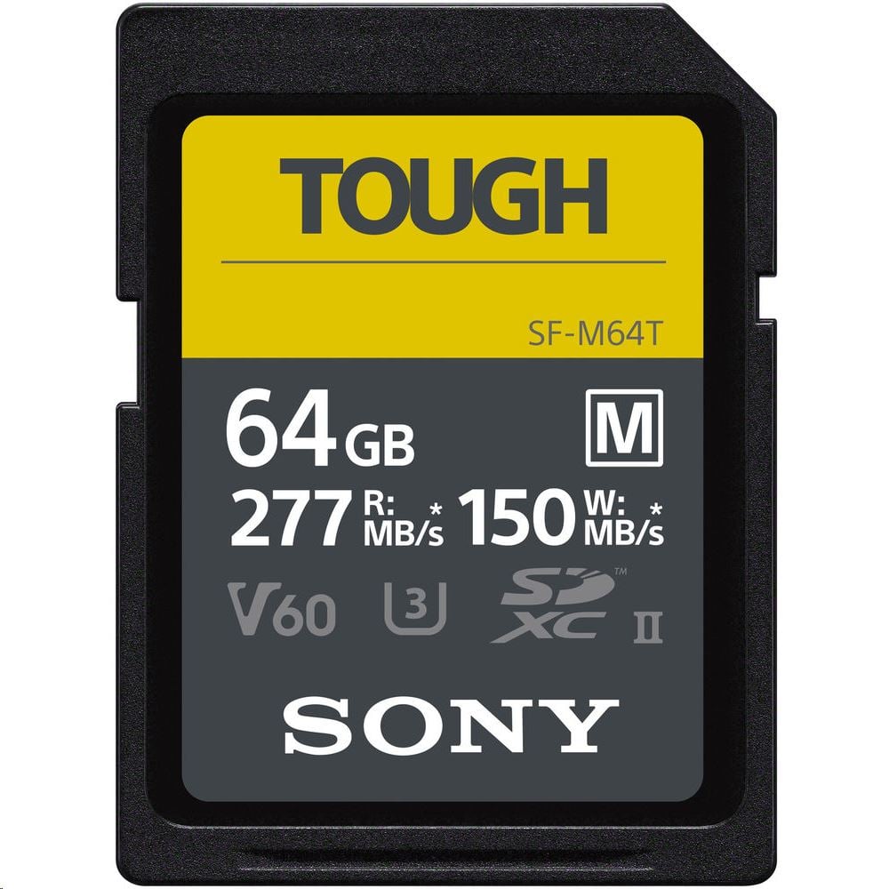 64GB SDXC Sony SF-M Tough memóriakártya CL10 U3 V60 (SFM64T.SYM)