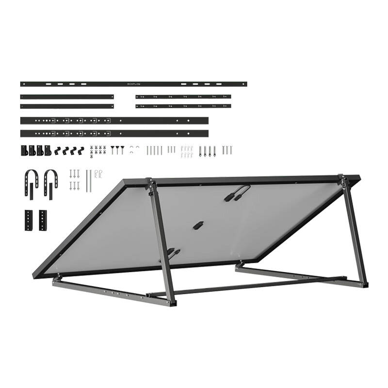 Regulowany uchwyt Ecoflow na panel PV 400W wolnostojący lub do montażu ściennego