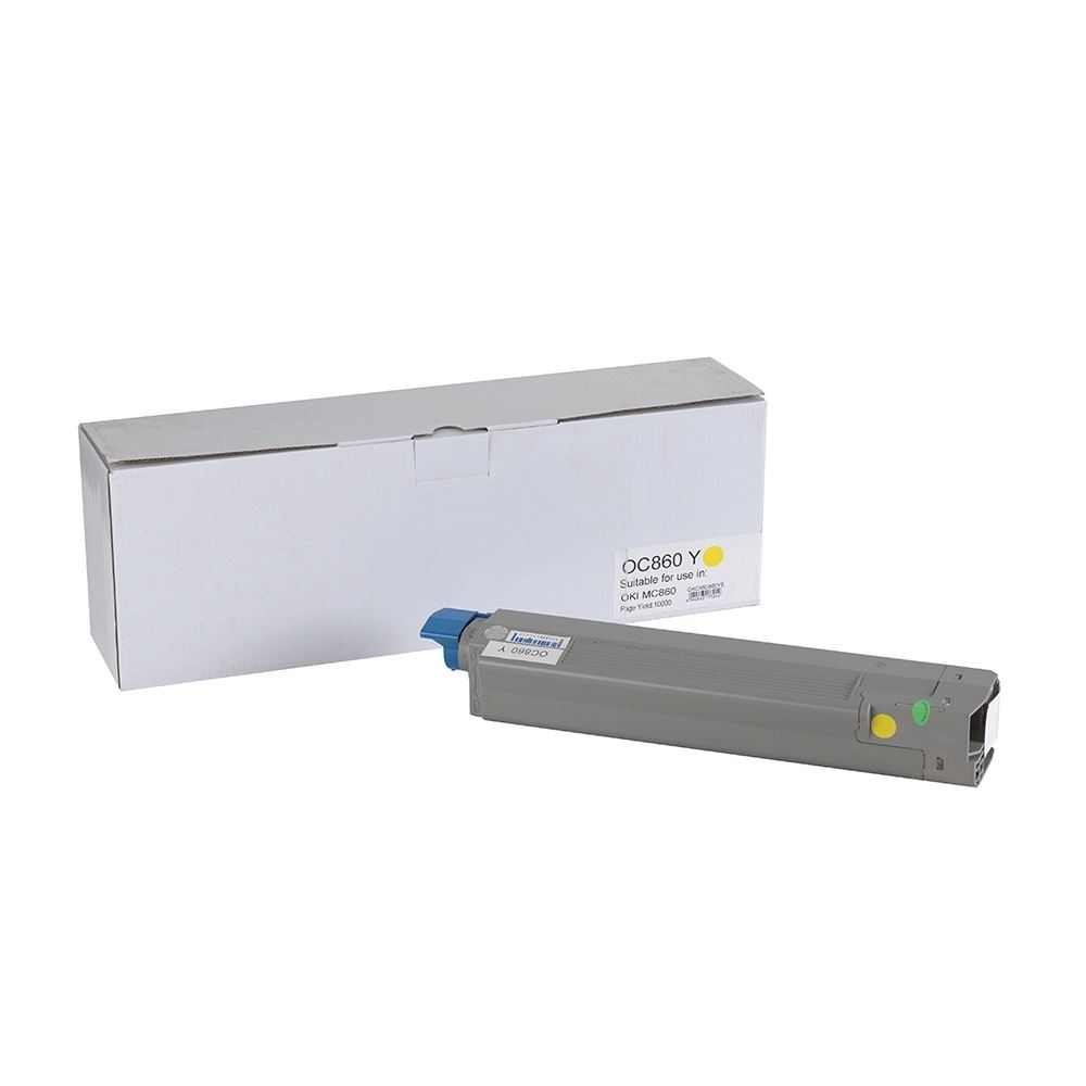 Orink MC860 utángyártott OKI toner sárga (OKOMC860YE)