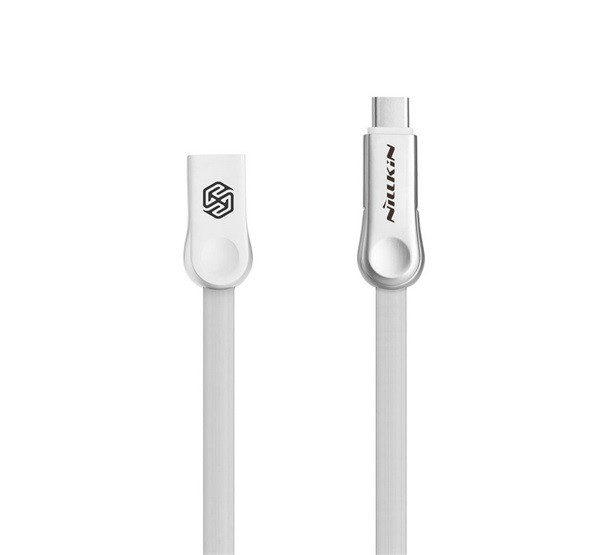 NILLKIN PLUS III adatkábel és töltő (USB - microUSB - Type-C, gyorstöltés támogatás, 100cm, lapos kábel) FEHÉR NILLKIN PLUS III adatkábel és töltő (USB - microUSB - Type-C, gyorstöltés támogatás, 100cm, lapos kábel) FEHÉR