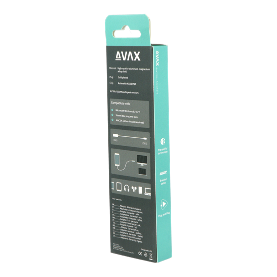  AVAX AD900 Type C 3.2 - Gigabit Ethernet adapter