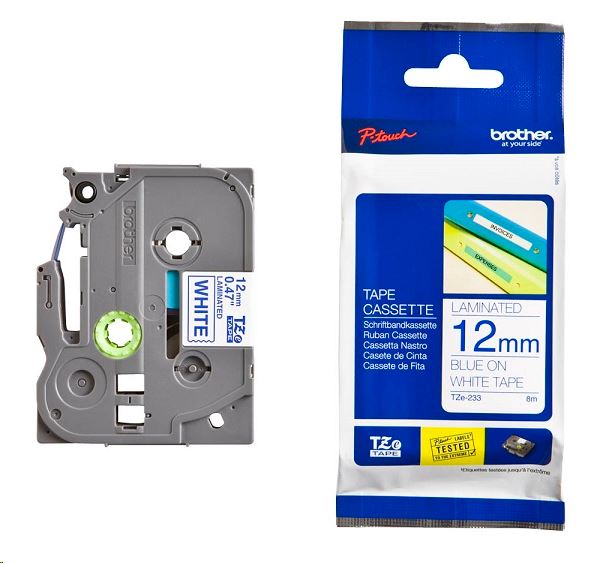Brother P-touch TZe-233 laminált szalag (TZE233) Brother P-touch TZe-233 laminált szalag (TZE233)