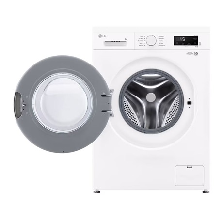 Lg F4X1008NWH Elöltöltős gőzmosógép
