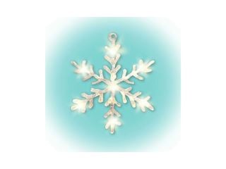 Somogyi KID 701/WW LED-es ablakdísz hókristály