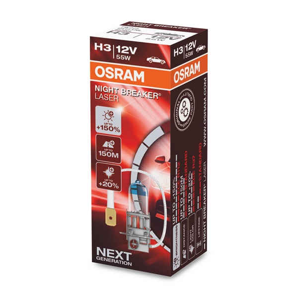 Osram Night Breaker Laser 64151NL H3/12V/55W/3400K duo fényszóró