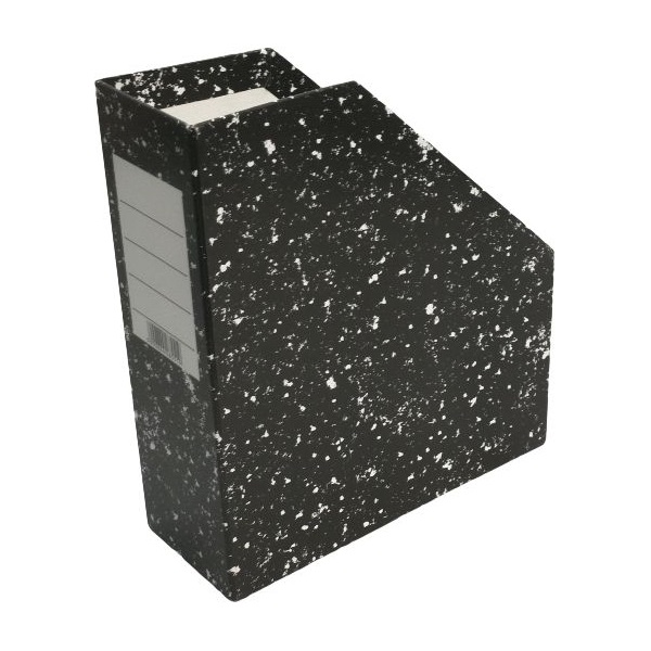 IRISOffice D merevfalú 9cm karton fekete mákos mintás iratpapucs IRISOffice D merevfalú 9cm karton fekete mákos mintás iratpapucs