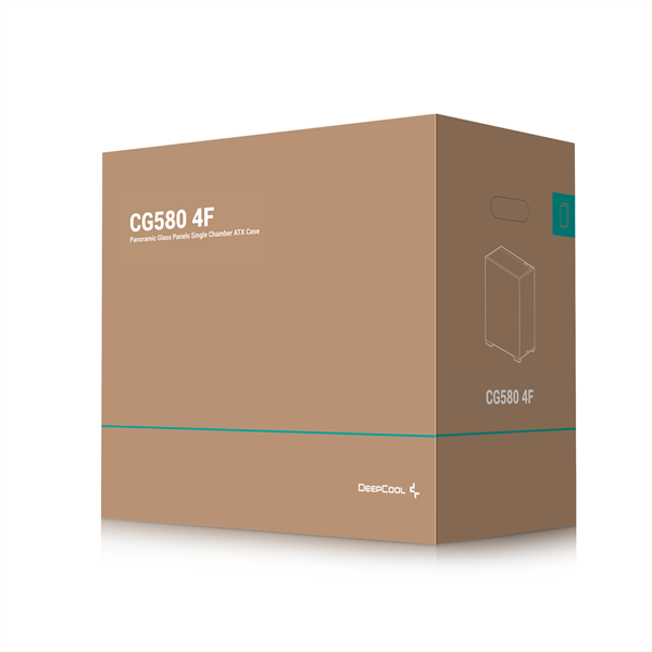 DeepCool CG580 4F   ablakos 4x12cm A-RGB BTF  ATX Számítógépház  Fekete
