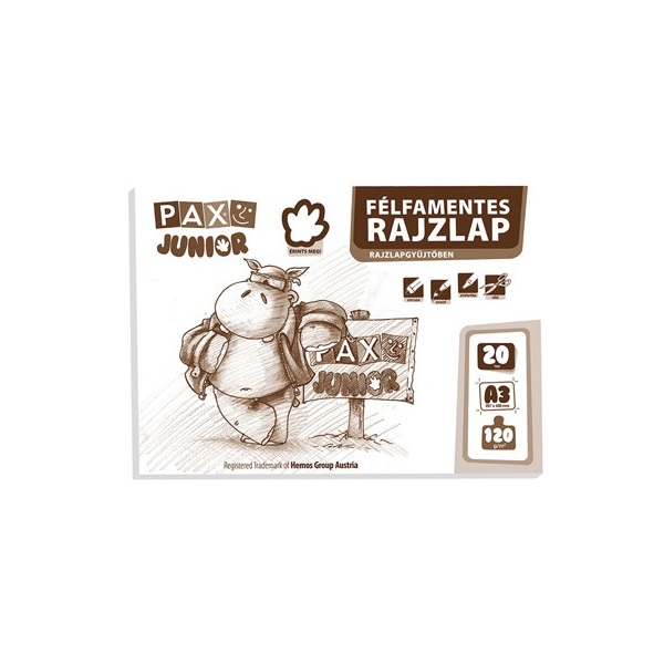 Pax A3 120g félfamentes rajzlap Pax A3 120g félfamentes rajzlap