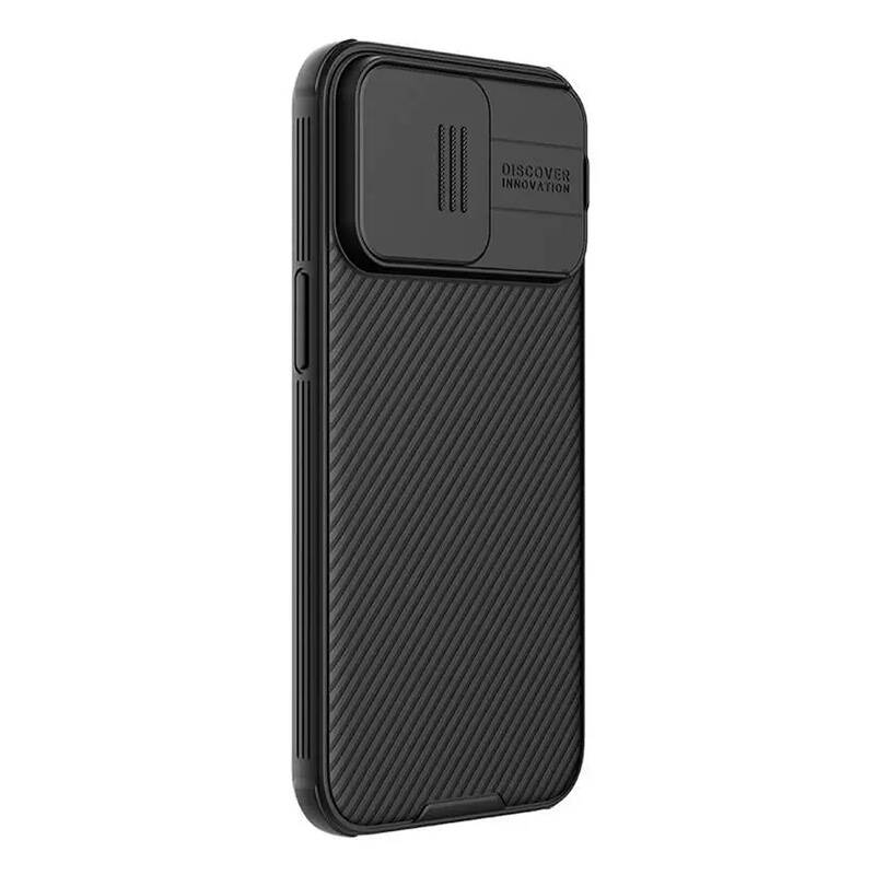 Nillkin CamShield Pro case for iPhone 15 Pro (black) Nillkin CamShield Pro case for iPhone 15 Pro (black)
