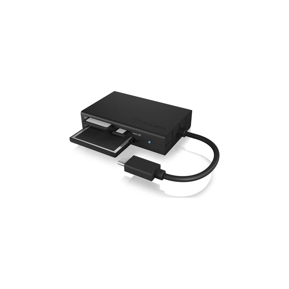 Raidsonic IcyBox IB-CR401-C3 Külső Multi-C USB3.0 csatlakozós kártyaolvasó Fekete