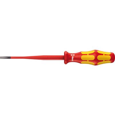 Egyenes pengéjű csavarhúzó Wera 160 iS 0,6 x 3,5 x 100 mm Pengeszélesség: 3.5 mm Penge hossz: 100 mm DIN EN 60900 Egyenes pengéjű csavarhúzó Wera 160 iS 0,6 x 3,5 x 100 mm Pengeszélesség: 3.5 mm Penge hossz: 100 mm DIN EN 60900