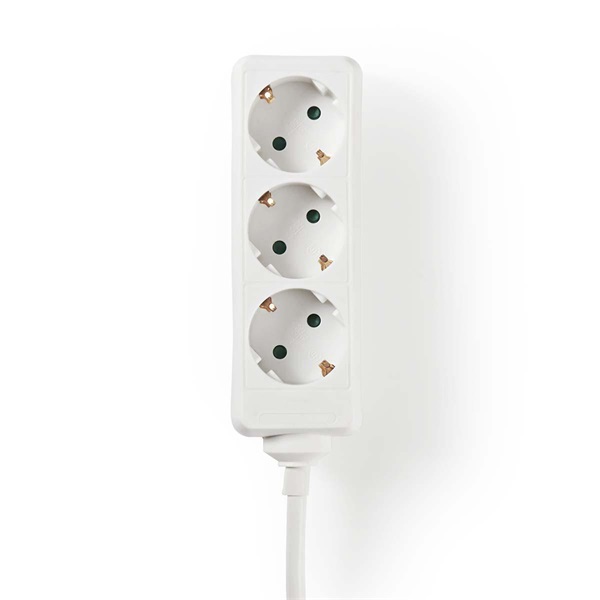 Nedis EXSO315F1WTB földelt 3 aljzatos elosztó  1,5m H05VV-F 3G1 5mm2 3680 W  16 A