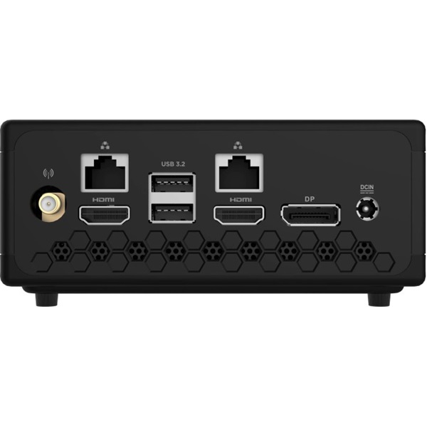 ZOTAC  ZBOX Intel N-series N100 3.4GHz HDMI Displayport 2xLAN WIFI BT M.2 + 2.5 HDD hely 4xUSB Passzív  Barebone PC