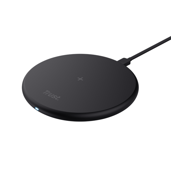 Trust  Viro 15W USB-C  Vezeték nélküli Telefon töltő Fekete 