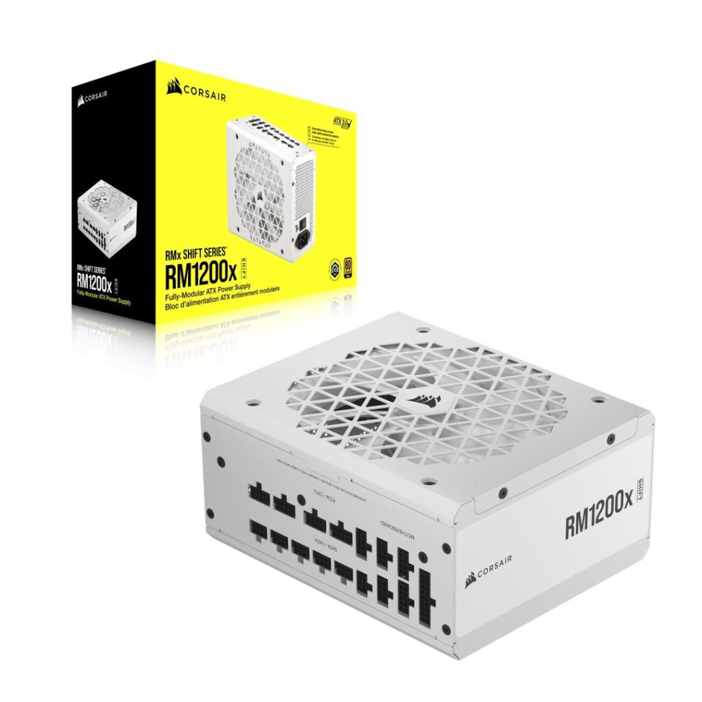 Corsair CP-9020276-EU RM1200x SHIFT 1200W tápegység fehér Corsair CP-9020276-EU RM1200x SHIFT 1200W tápegység fehér