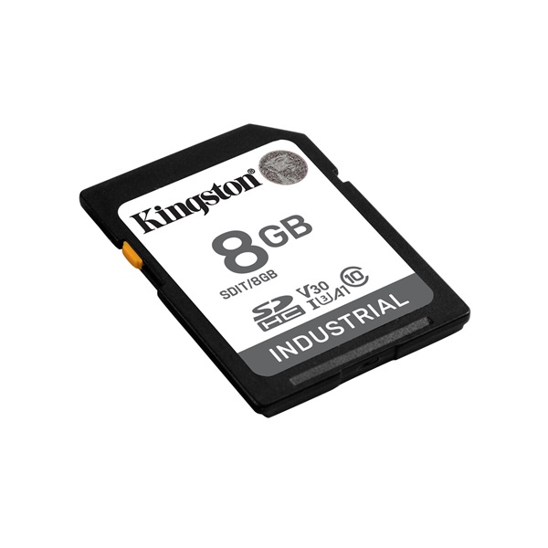 Kingston 8GB SDHC Industrial Class 10 U3 V30 A1 Memóriakártya Kingston 8GB SDHC Industrial Class 10 U3 V30 A1 Memóriakártya