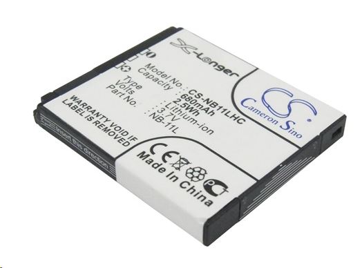 Real Power Canon NB-11L,  NB-11LH, NB-11LH 3.7V 680mAh utángyártott akku Li-ion (NB11LHC)