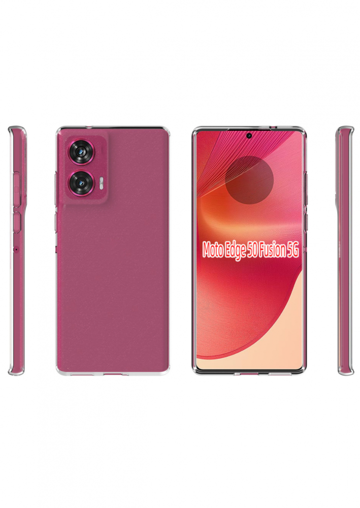 Cellect Motorola Edge 50 Fusion 5G szilikon hátlap Átlátszó