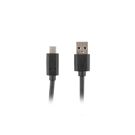 Lanberg USB-C (M) - USB-A (M) 1,8 méter 3.1 kábel  fekete