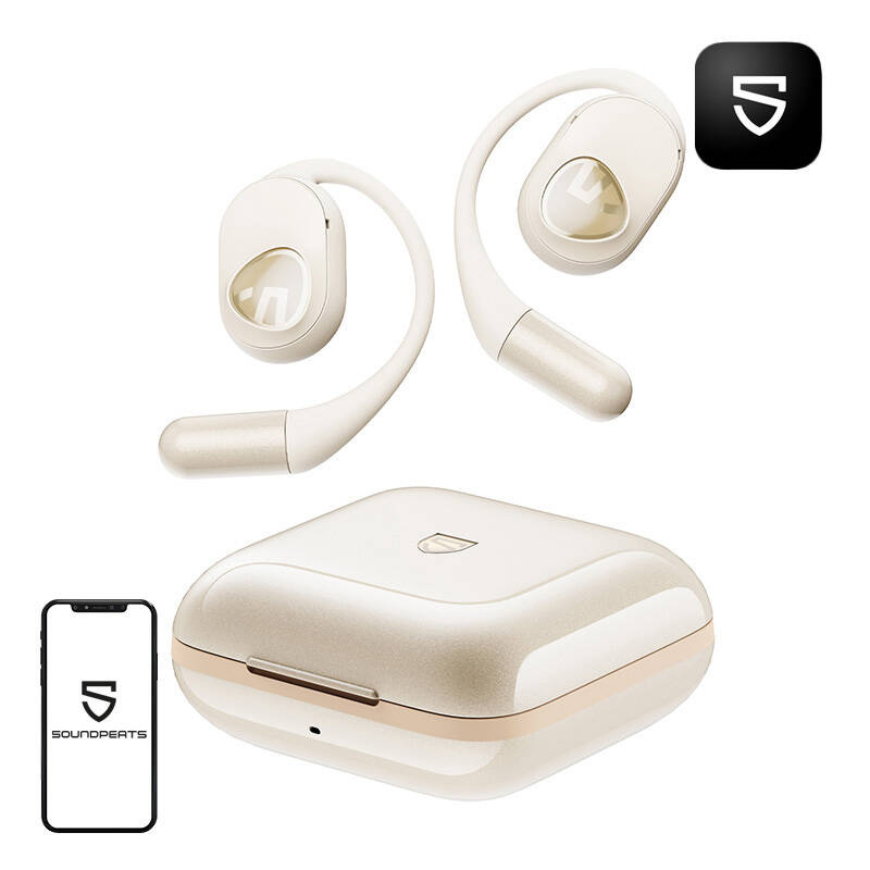 Soundpeats GoFree2+ TWS vezeték nélküli fülhallgató Fehér 