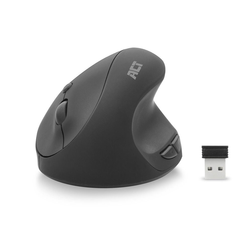 ACT AC5101 vezeték nélküli ergonomikus hanyattegér fekete ACT AC5101 vezeték nélküli ergonomikus hanyattegér fekete