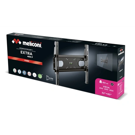 Meliconi 480876 EXTRA 400F DW VESA 400 UltraStrong Fix 32-88" TV-tartó
