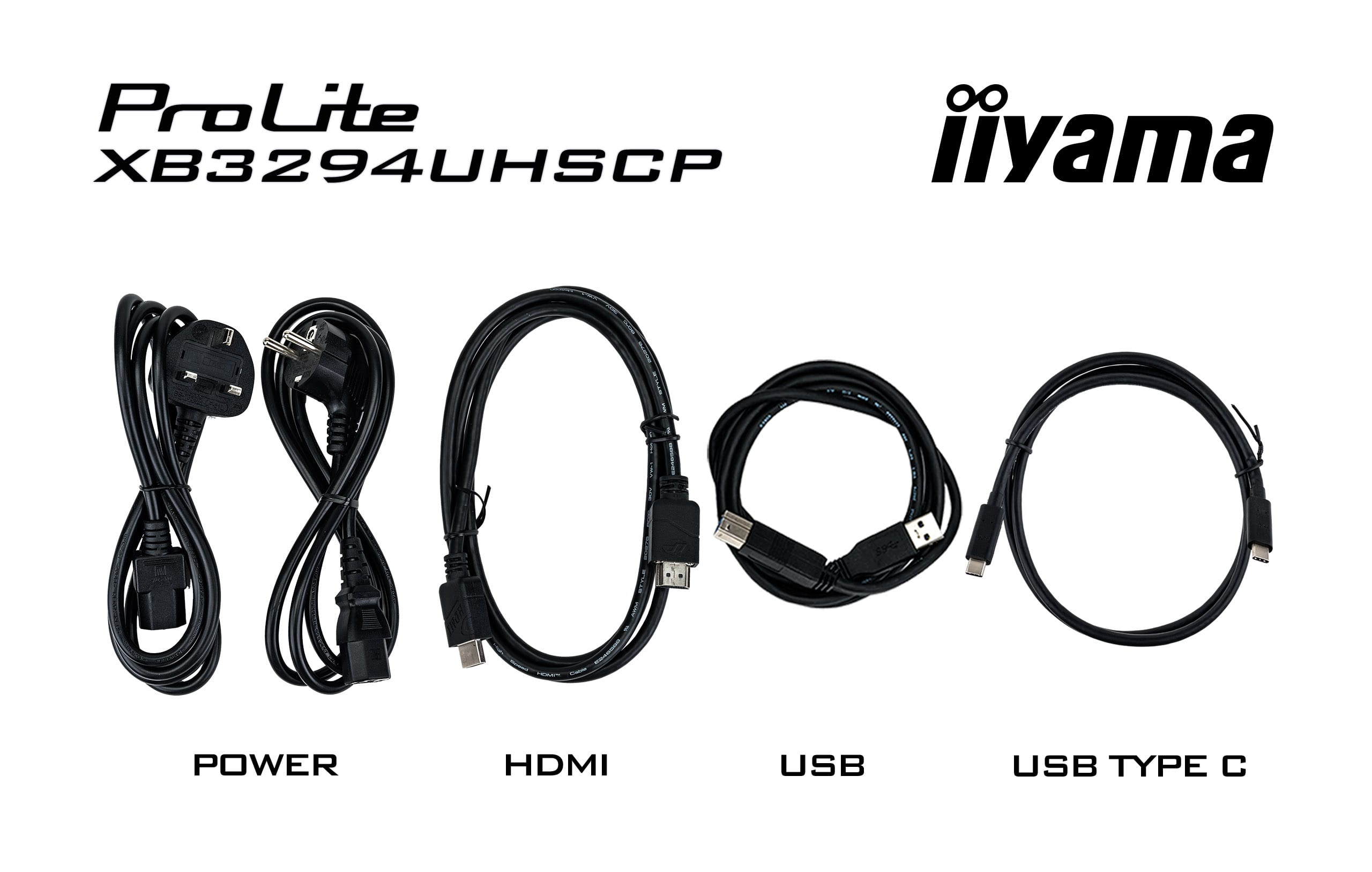 iiyama 32" ProLite XB3294UHSCP-B1 LED Monitor - 3840x2160, 4K,  VA, Hangszóró, Fekete