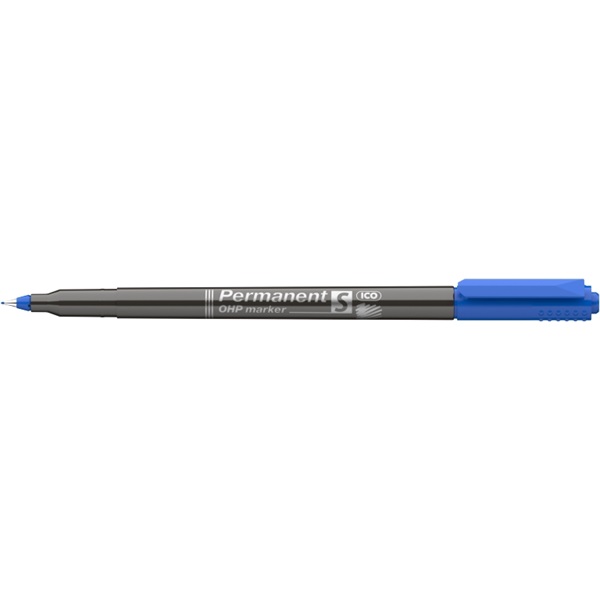 ICO OHP S 0,3mm kék permanent marker